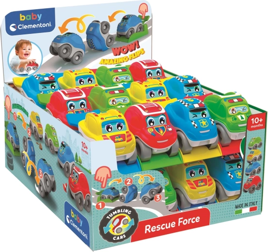 Prevrnjeno reševalno vozilce BABY CLEMENTONI