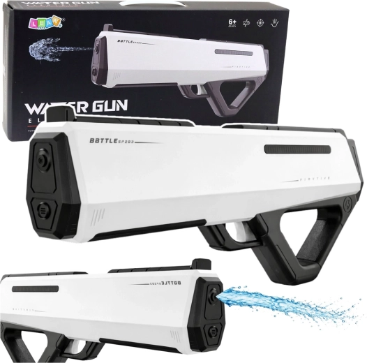 Električna vodna pištola Battle Pro bela 12 m, 400 ml