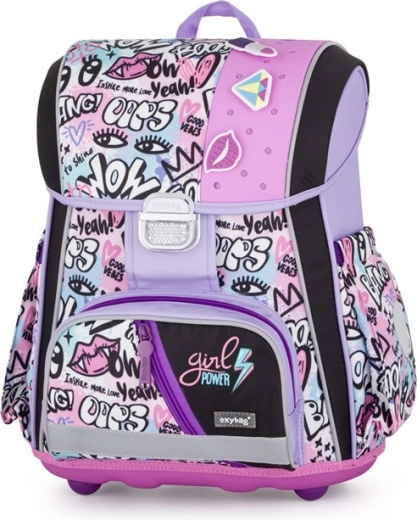 Šolska aktovka Premium Funny Girl – ergonomska, lahka in odsevna