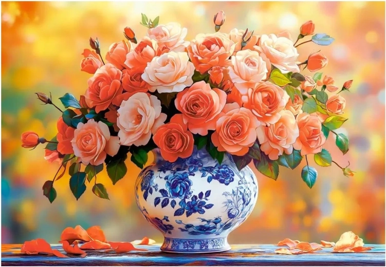 Castorland Summer Roses Puzzle, 1500 Pieces