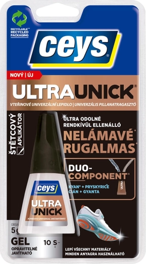 Sekundno lepilo ULTRAUNICK gel s čopičem 5 g