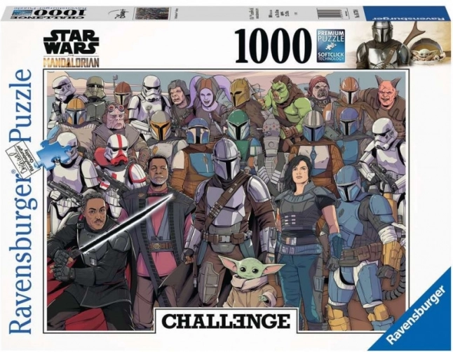 Puzzle Ravensburger Star Wars Mandalorian Izziv 1000 kosov