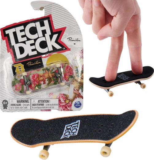Tech Deck fingerboard PRIMITIVE RODRIGUEZ z nalepkami