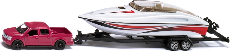 Siku Ford F-150 s prikolico in športnim čolnom 1:50