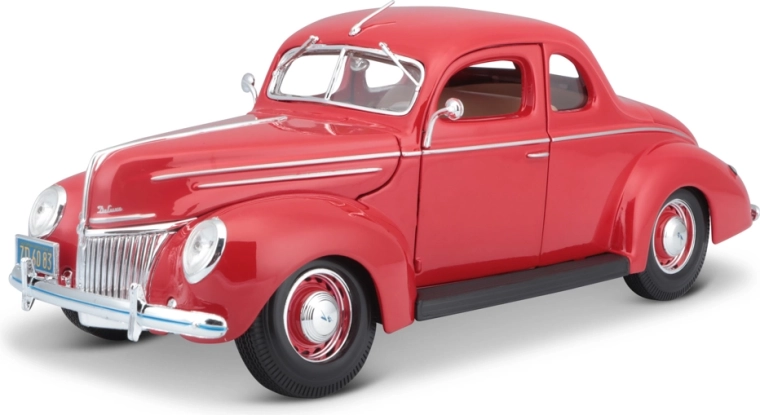 Maisto Ford Deluxe coupe 1939 rdeč 1:18