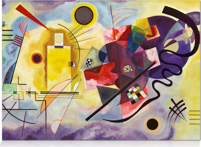 Sestavljanka STAR 1000 kosov – rumena, rdeča in modra