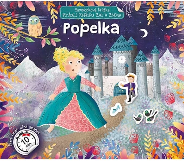 Povej pravljico Pepelka – interaktivna knjiga z nalepkami