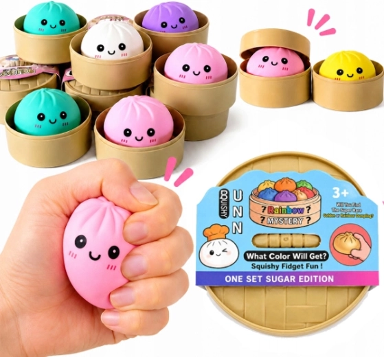 Mehki gnetljivi knedliček Dumpling – velik 10 cm