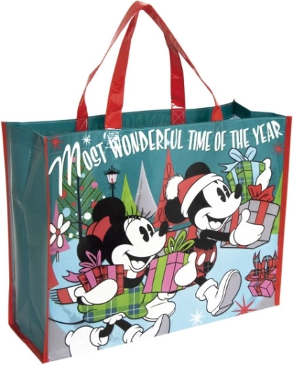 Christmas Minnie Mouse Shopping Bag