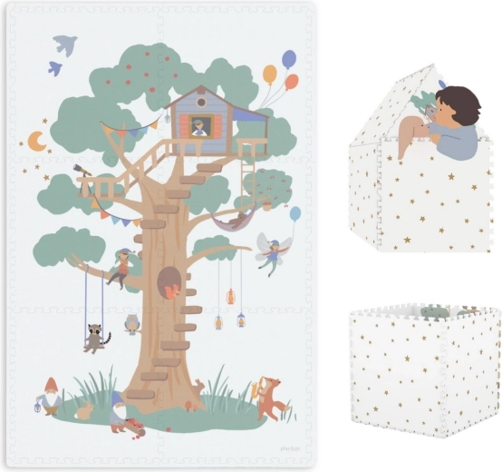 Igralna podloga in hišica Play&Go EEVAA Tiloo Treehouse
