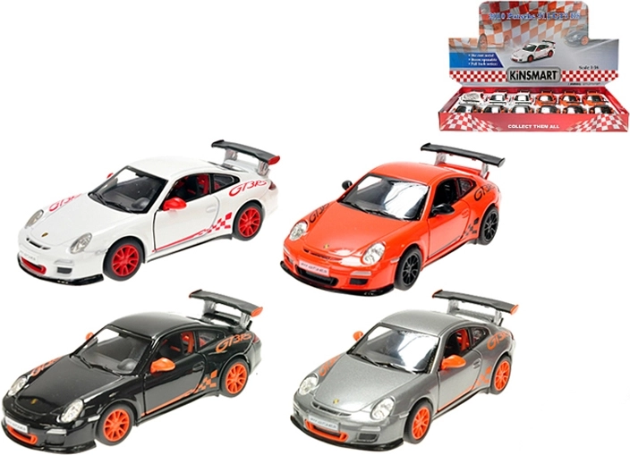 Kinsmart Porsche 911 GT3 RS kovinski model 1:36 z vzvratno vožnjo