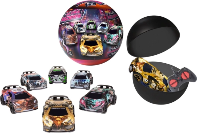 Revell RC Ultra Racers serija 1 itasha – mini dirkalni avto v kapsuli