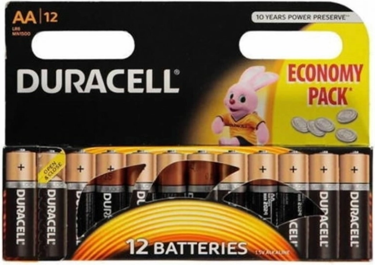 Alkalne baterije AA DURACELL MN1500, pakiranje 12 kos