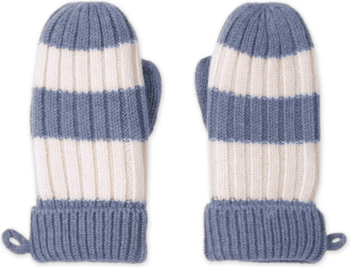 Lodger merino rokavice Stripe Stone vel. 1–2 leti