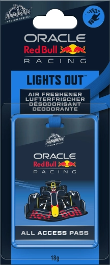 Viseči avtomobilski dišavnik Armor All Oracle Red Bull Lights Out – All Access Pass z vrvico
