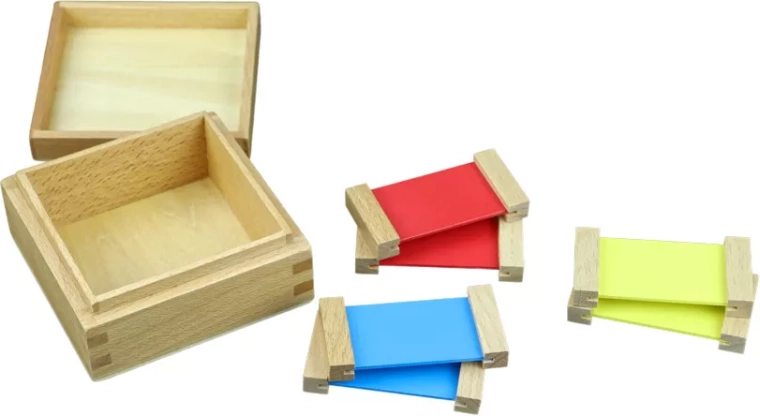 Barvne tablice 1 – osnovni komplet Moyo Montessori