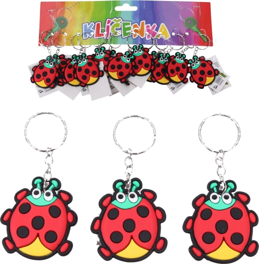 Obesek za ključe pikapolonica