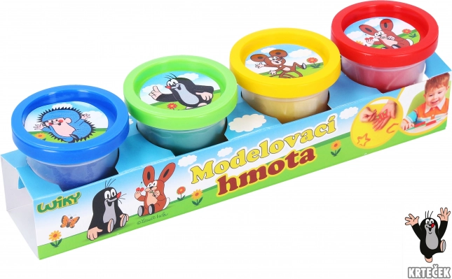 Modelina Doh Krtek 4×50 g