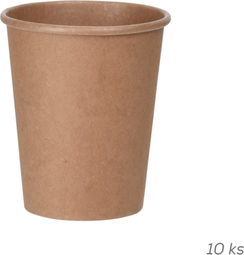 Papirnati lonček Nature 250 ml (papir/PE), 10 kos