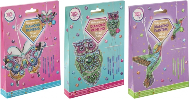 Diamantno slikanje – vetrni zvonček kolibri GRAFIX