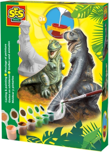 SES Creative ulivanje in barvanje T-rexa