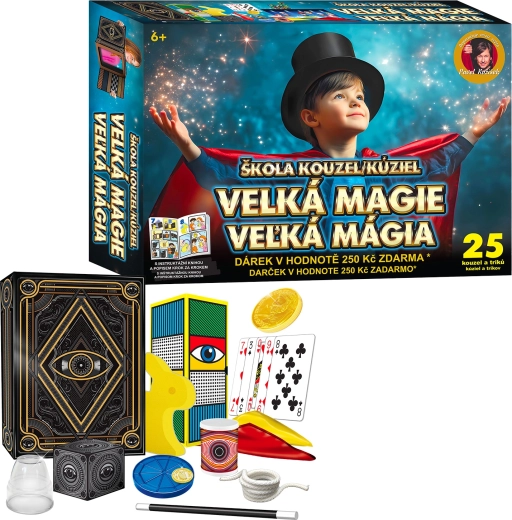 Šola čarovnije – velika magija, set 25 trikov