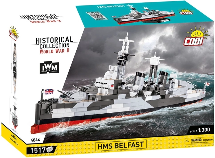 Cobi HMS Belfast (IWM) 1:300 komplet za sestavljanje vojne ladje