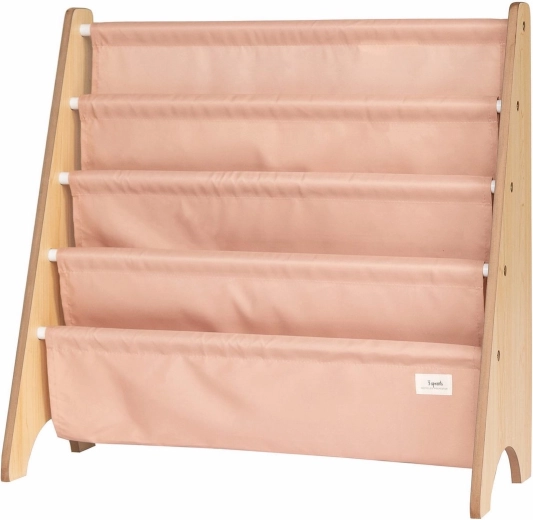3 Sprouts book rack recycled solid/clay