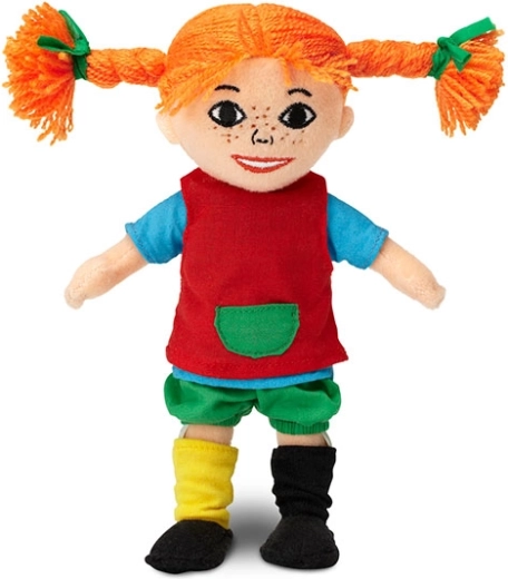 Mehka cunjasta punčka Pika Nogavička 20 cm