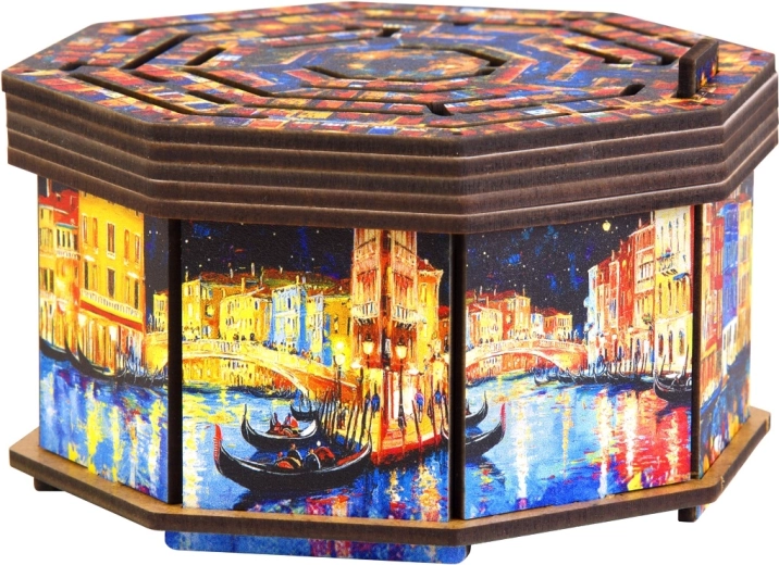 Lesena miselna uganka EscapeWelt Art Secret Maze Box
