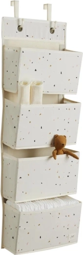 3 Sprouts viseči organizator recycled terrazzo cream