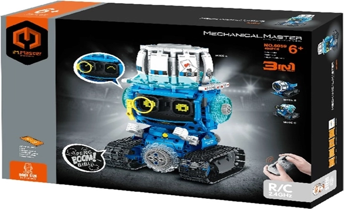 iM.Master Programmable Tracked Robot Building Kit 3-in-1 (494 pieces)