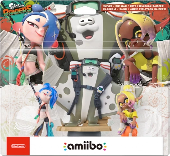 Amiibo Splatoon Raiders Shiver, Frye in Big Man – 1 kos