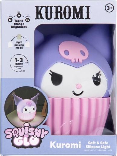 Nočna lučka Kuromi SquishyGlo iz silikona