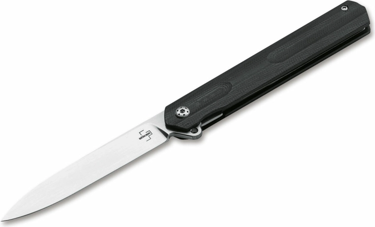 Böker Plus Kyoto moški žepni nož, črna G10, rezilo 8,8 cm