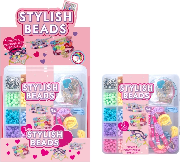 Set za izdelavo zapestnic z biseri in obeski