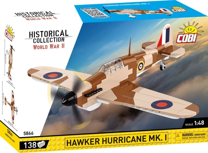 COBI Hawker Hurricane Mk. I 1:48 aircraft building set (World War II)