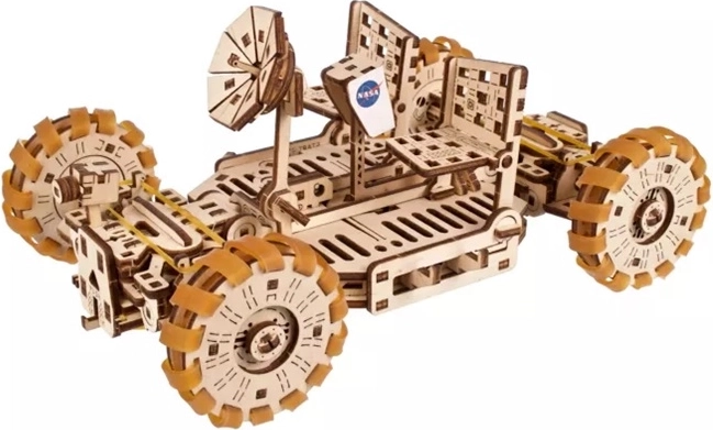 Ugears NASA lunino vozilo – 3D lesena mehanska sestavljanka