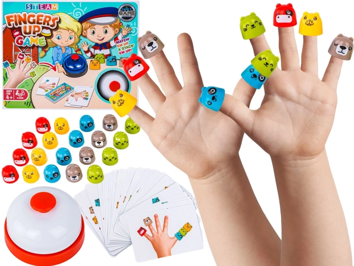 Fingers Up Game – hitra igra opazovanja s prstniki in zvončkom