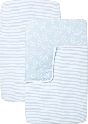 Shnuggle začetni set za prvo posteljico Air moder (3 kosi)