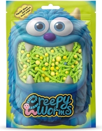 STNUX Creepy worms – zeleni senzorični črvčki
