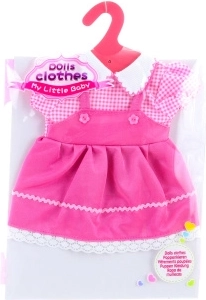 Rožnata oblekica za punčko 22 × 22 cm