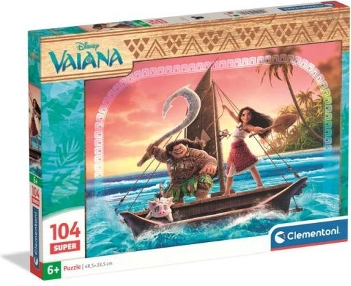 Sestavljanka Super Disney Vaiana 2, 104 koščkov