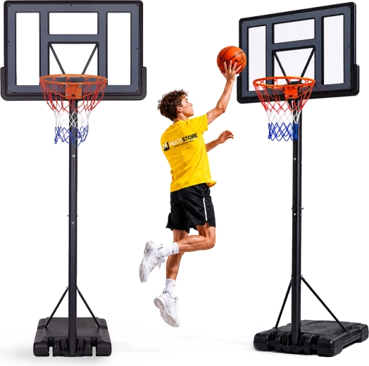 Movopro nastavljiv samostoječi košarkarski koš do 305 cm