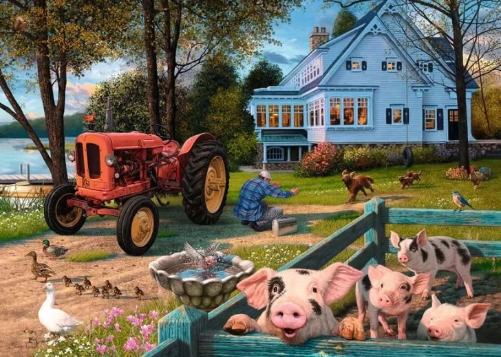 Ravensburger sestavljanka Življenje na podeželju XXL 300 kosov