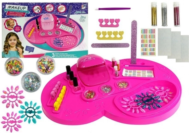 Komplet za urejanje nohtov z UV-lučko in laki