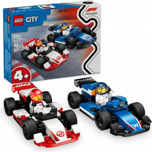 LEGO® City 60464 Dirkalna avtomobila F1® Williams Racing in Haas F1®