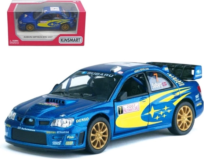 Subaru Impreza WRC kovinski model 1:36 s pogonom Pull Back