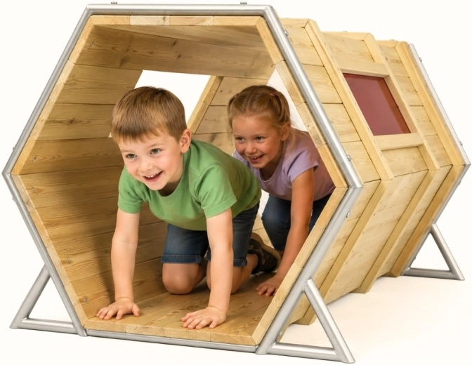 Leseni plezalni tunel Classic World XXL