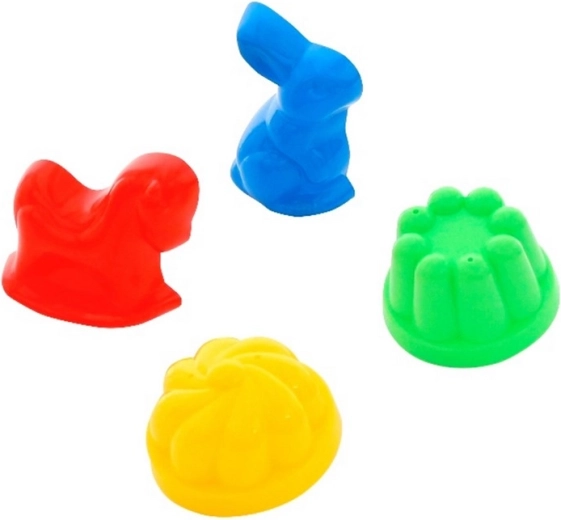 Komplet modelčkov za pesek – zajec in konj, 2 kosa